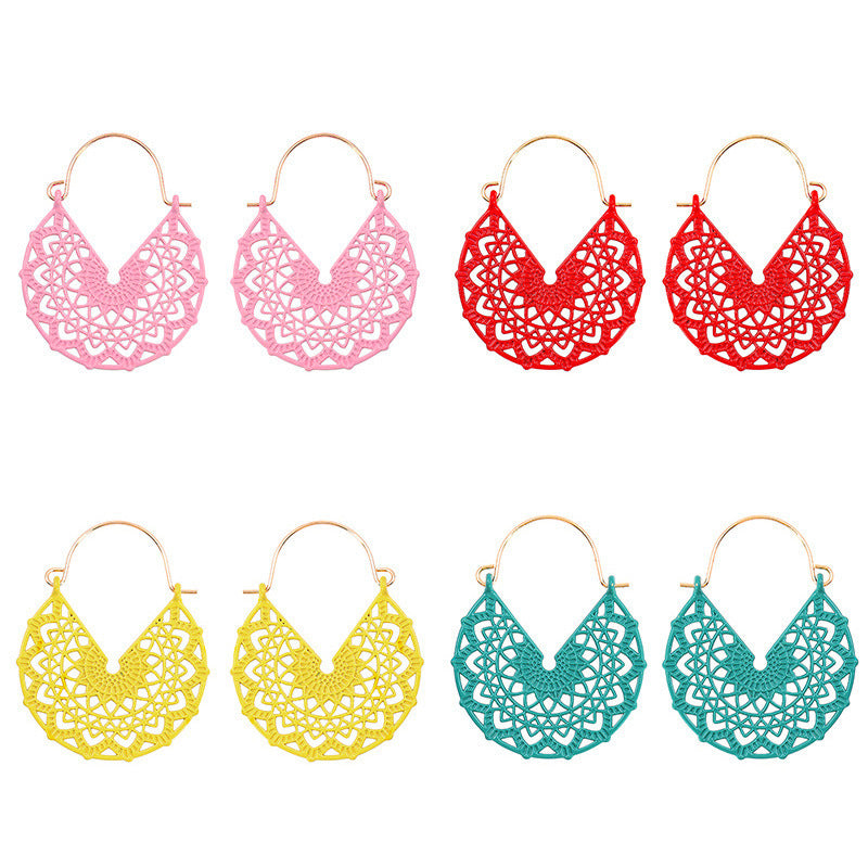 Wholesale Fashion Simple Geometric Earrings